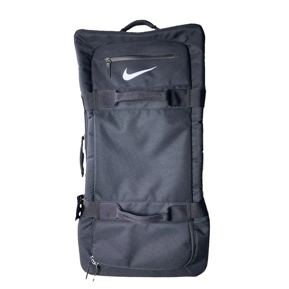 Nike FIFTYONE49 XL 34” Roller Bag Black Luggage Suitcase PBZ182-011